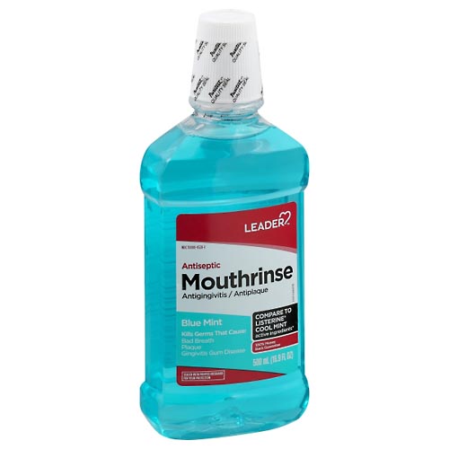 Image for Leader Mouthrinse, Blue Mint,500ml from WHITE CROSS PHARMACY